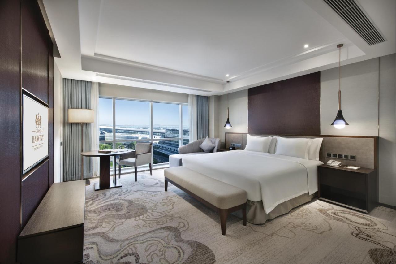 Grand Barony Qingdao Airport Hotel Exterior foto