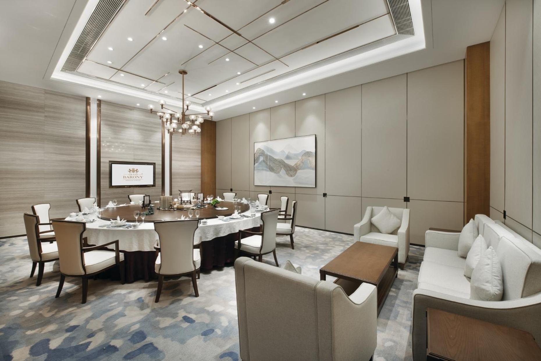 Grand Barony Qingdao Airport Hotel Exterior foto
